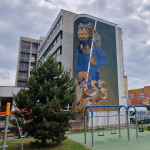 Dielo je súčasťou street art gallery. l Zdroj: FB PB