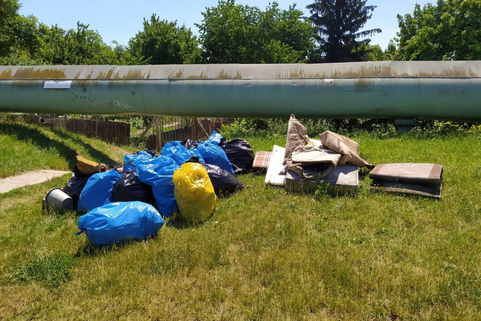 Čistenie na Linčianskej l Foto: Fb PB