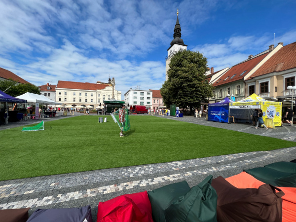 Futbalové podujatie v centre Trnavy. | Foto: red.