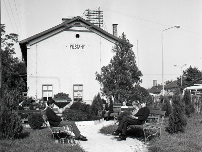 Železničná stanica v roku 1966. l Zdroj: archív TASR, autor I. Dubovský