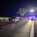 Nehoda medzi Drahovcami a Piešťanmi. | Zdroj: Dopravný servis Trnavského rádia