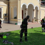 Hasiči zasahovali pri kaštieli. l Zdroj: DHZ Jaslovské Bohunice