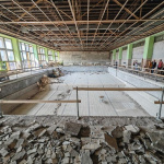 Začiatok opravy plavárne v Trnave l Foto Peter Bročka