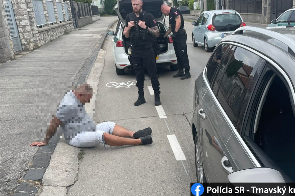 Vodič s tromi promile v Trnave