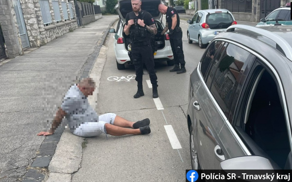 Vodič s tromi promile v Trnave