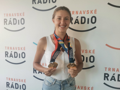 Renáta Jamrichová do Trnavy priniesla dve zlaté medaily l Foto: red.