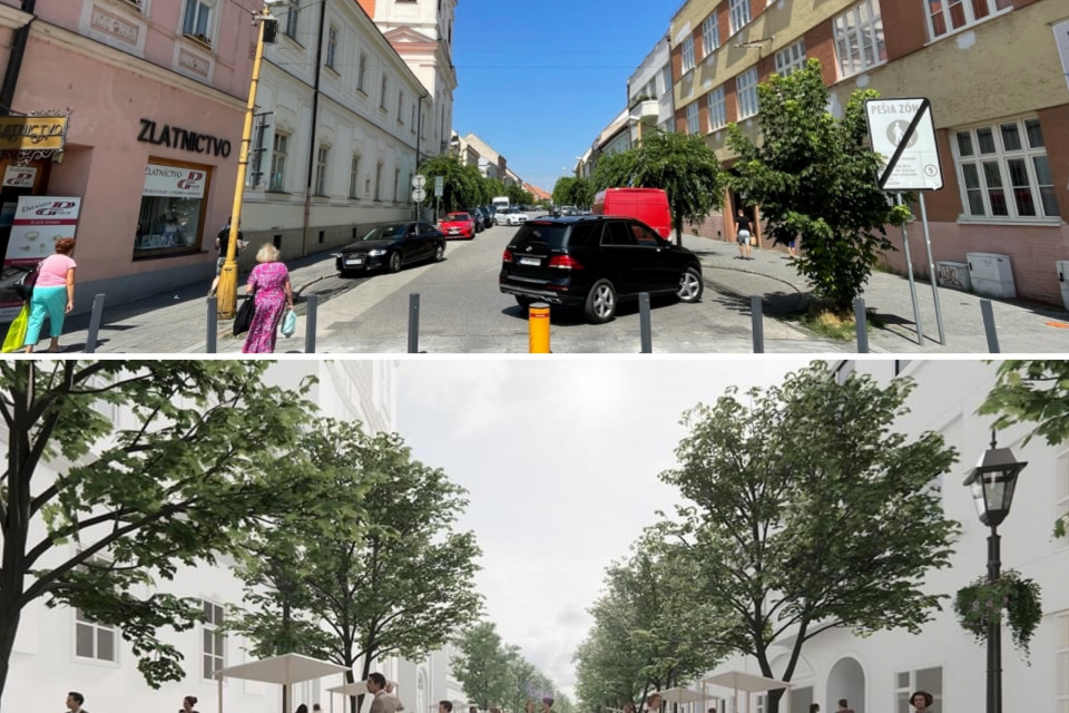 Súčasnosť a budúcnosť na jednom zábere. | Koláž: Trnavské rádio, vizualizácia PB