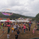 Bublinková šou na Smolenickom jarmoku | Foto: Nicole Kaňuková