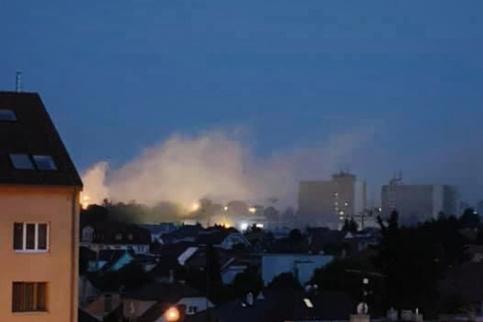 Požiar v Trnave | Foto: Petra Mocková / FB