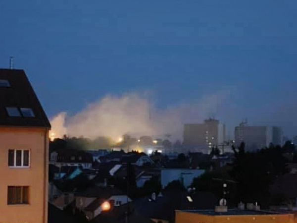 Požiar v Trnave | Foto: Petra Mocková / FB