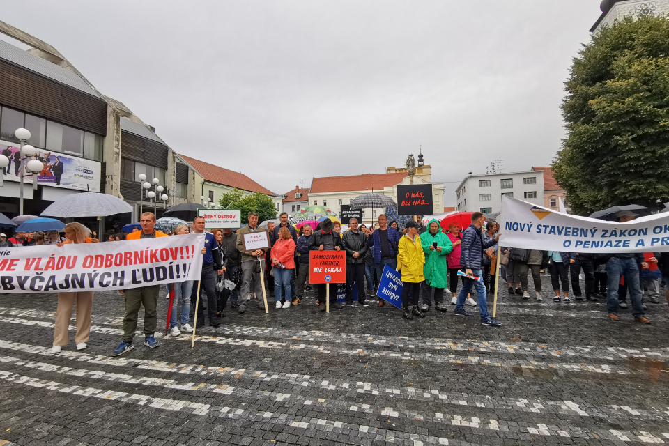 Foto z protestu. | Zdroj: Nikol Kaňuková