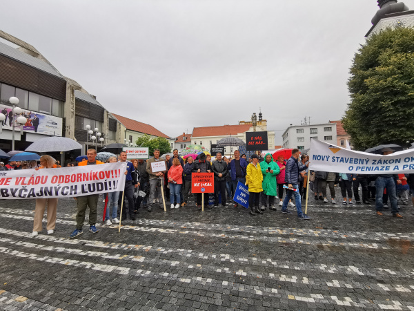 Foto z protestu. | Zdroj: Nikol Kaňuková