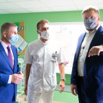 Minister sa stretol s vedením, ale aj lekármi.| Foto: FN Trnava