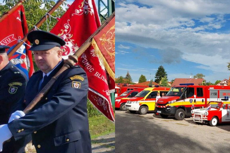 Peší mali sprievod, vozidlá spanilú jazdu | Foto: Leopoldov, fb