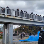 Príchod fanúšikov Slovana | Reprofoto: KRPZ, fb
