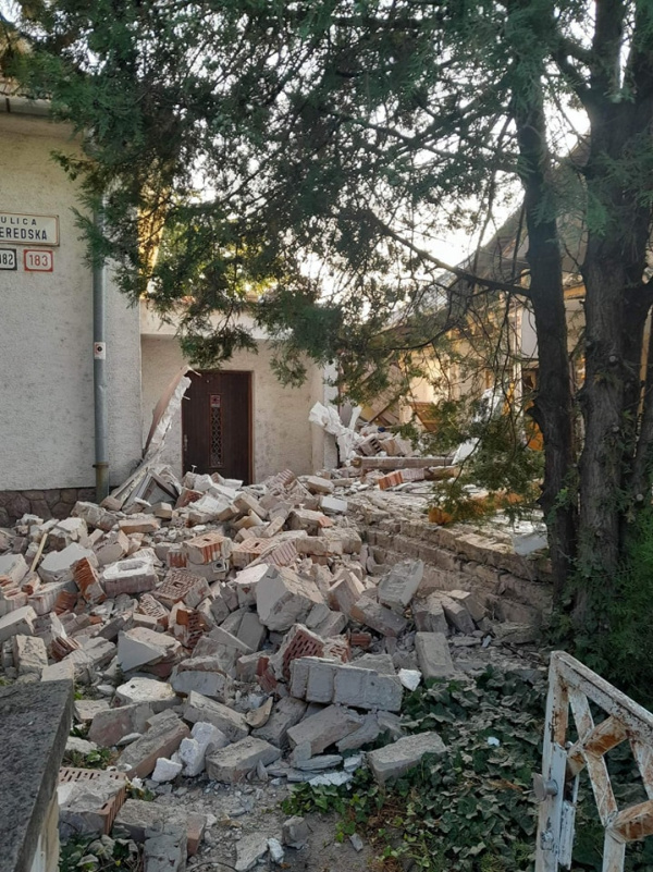 Výbuch v Modranke. | Zdroj: KR PZ TT