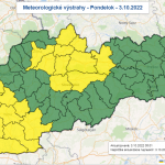 Meteorologické výstrahy 3.10.