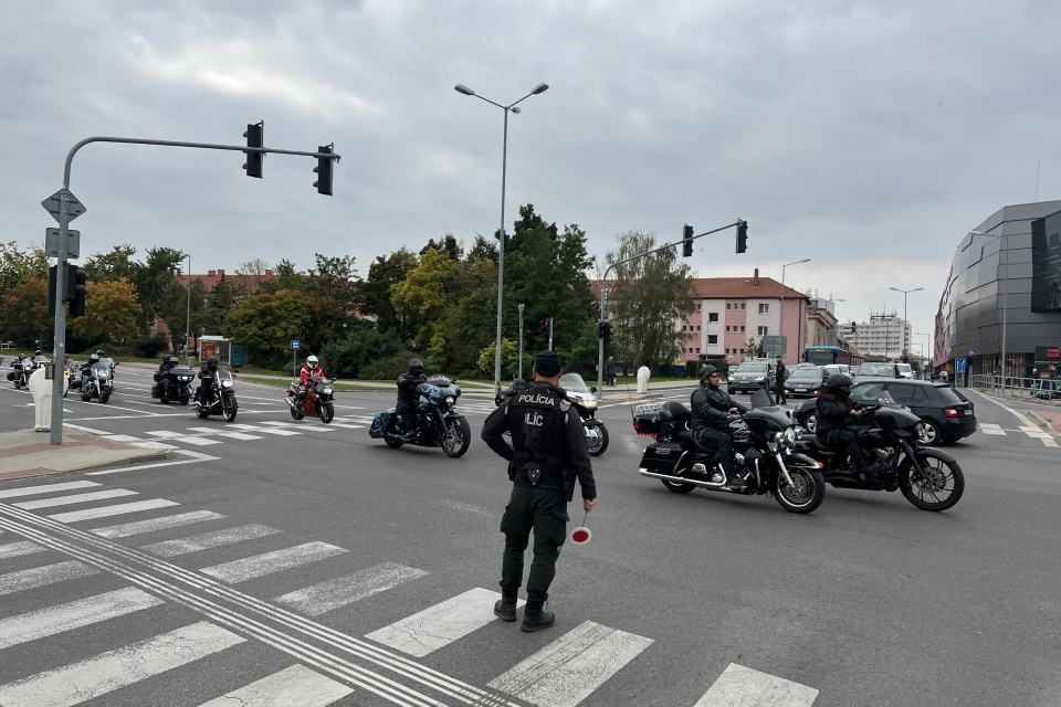 Dnešný prejazd motorkárov Trnavou | Foto: Trnavské rádio