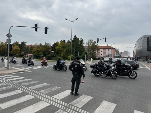 Dnešný prejazd motorkárov Trnavou | Foto: Trnavské rádio
