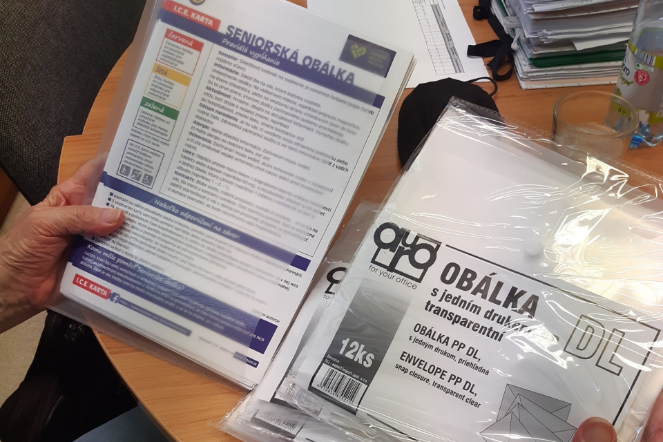 Seniorská obálka | Zdroj: Zdravé mesto Trnava