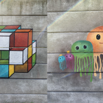 Základnú školu v Modranke zdobia maľby, ktoré navrhli jej žiaci | Zdroj: Zaži v Trnave