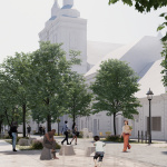 Vizualizácia obnovenej Štefánikovej ulice v Trnave. | Zdroj: Atelier Duma, Mesto Trnava