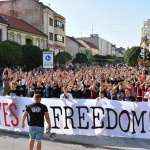 Pochod fanúšikov Trnavou | Foto: FB Ultras Spartak Trnava