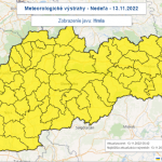 Meteorologické výstrahy 13.11.