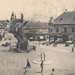Pôvodná historická zástavba, pohľad z roku 1919 | Zdroj: Fotky stará Trnava