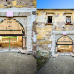 Portál zrekonštruovali aj vďaka verejnej zbierke OZ Vodný hrad. | Zdroj: Seredsity.sk