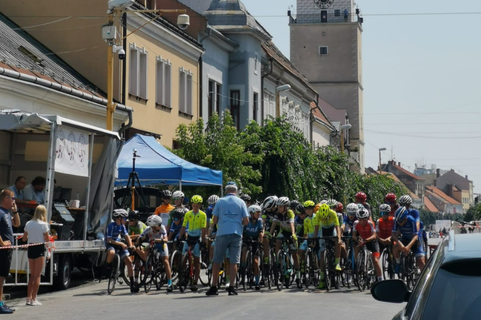Cyklistické preteky v centre Trnavy | Foto: redakcia