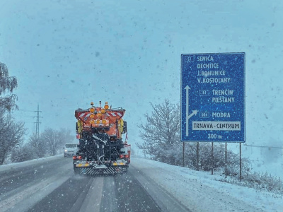 Sneženie v okolí Trnavy (ilustr.) | Foto: Pavol Holý, Trnavské rádio