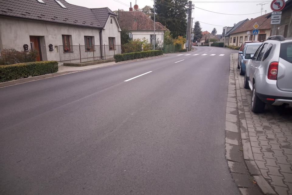 Vynovená cesta v Leopoldove | Zdroj: TTSK