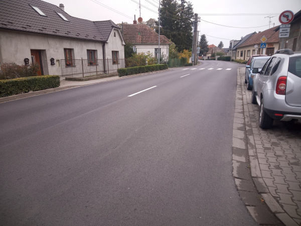 Vynovená cesta v Leopoldove | Zdroj: TTSK