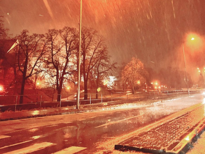 Daždivé zimné počasie v Trnave. (ilustračné) | Foto: red.