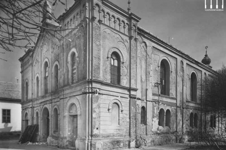 Podoba synagógy na fotografii | Zdroj: FB Židovská synagóga v Hlohovci 
