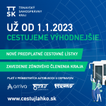 Cestuj ľahko, nová zonácia a tarify v Trnavskom kraji. | Zdroj: TTSK
