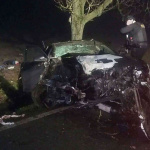 Auto o nehode v okrese Galanta | Zdroj: TS HaZZ