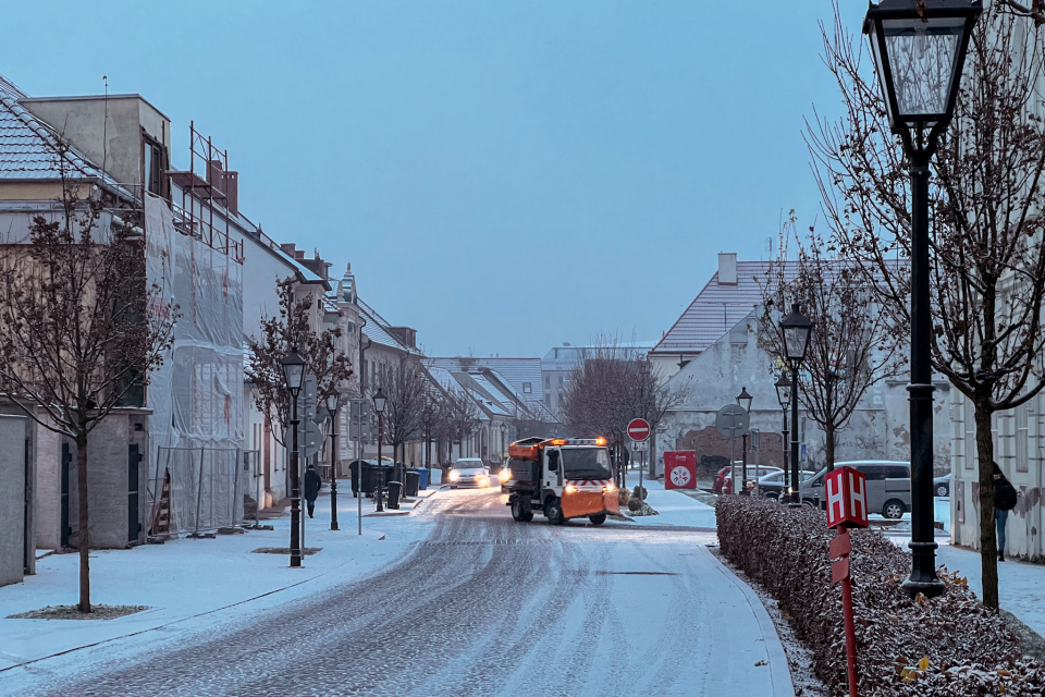 Sneženie priamo v Trnave a blízkom okolí je už pomerne rarita. (ilustračné foto, Trnava) | Foto: Pavol Holý, Trnavské rádio