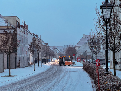 Sneženie priamo v Trnave a blízkom okolí je už pomerne rarita. (ilustračné foto, Trnava) | Foto: Pavol Holý, Trnavské rádio
