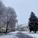 Zasnežená Trnava. | Zdroj: red.