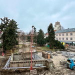 Námestie SNP v Trnave po demontovaní sôch. | Foto: Pavol Holý, Trnavské rádio