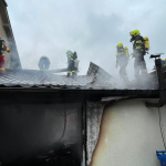 Hasiči zasahovali pri požiari. | Zdroj: DHZ Vrbové