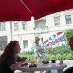 Historická časť mesta Trnavy v roku 1996. | Foto: Magdaléna Borodáčová, TASR