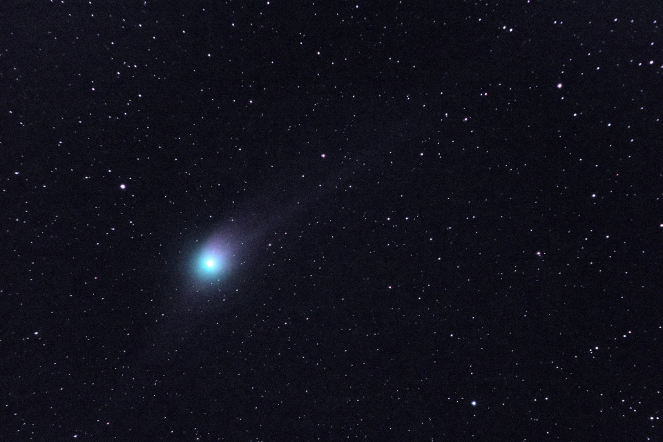 Kométa C/2022 E3 (ZTF) tak, ako ju zachytila hlohovská hvezdáreň | Zdroj: Hvezdáreň a planetárium Milana Rastislava Štefánika v Hlohovci