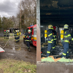Či môže za požiar v Dolnej Krupej podpaľač, ukáže až vyšetrovanie. | Foto: Hasiči Jaslovské Bohunice