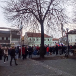 Pochod za mier v Trnave. | Zdroj: red.