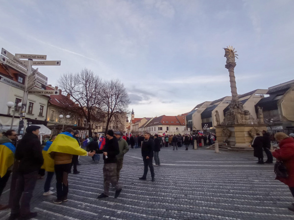Pochod za mier v Trnave. | Zdroj: red.