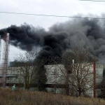 Požiar vo Vrbovom. | Foto: Vrbové Online