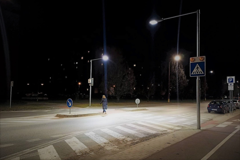 Nový priechod a osvetlenie na Spartakovskej. | Zdroj: Mesto Trnava